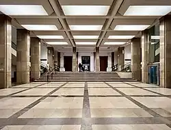 Intérieur du bâtiment principal du musée national à Cracovie.