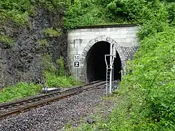 Le tunnel de La Rivoire.