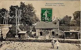 La gare au tout début du XXe&nbsp;siècle.