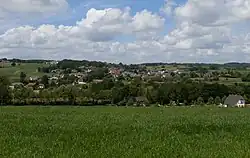 Epen, le panorama du village depuis Camerig