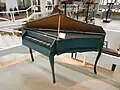 Épinette courbe de 1765Berlin, Musikinstrumenten-Museum