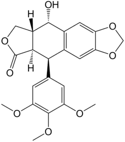 Image illustrative de l’article Épipodophyllotoxine