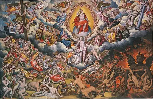 Jugement universel (1597) d’Ercole Ramazzani, Collégiale de San Menardo (Arcevia)