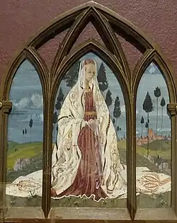 Ernest Guérin ː Marie de Keroulaz (aquarelle et gouache sur papier, non daté).