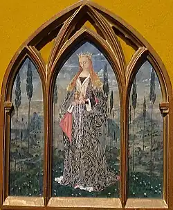 Ernest Guérin ː Sainte Gwenn (aquarelle et gouache sur papier, non daté).