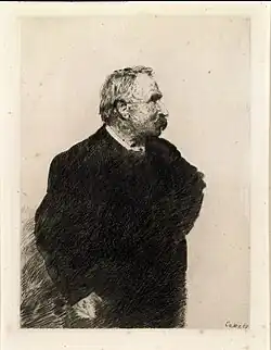 Ernest Rousseau par James Ensor.