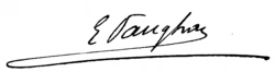 signature d'Ernest Vaughan