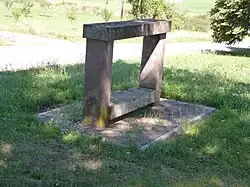 Banc reposoir napoléonien.