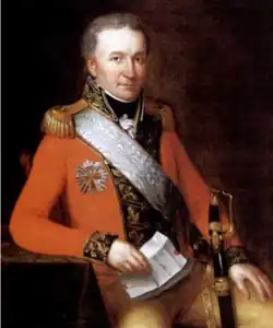 Portrait du général Ernst Frederik Walterstorff.