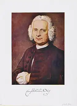 Ernst Julius von Seidlitz (1695-1766) à Gnadenfrei en Silésie