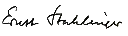 signature d'Ernst Stuhlinger