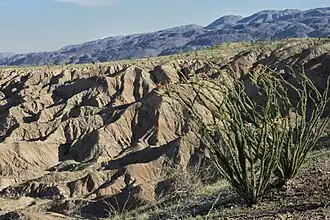 Erosion dans les badlands