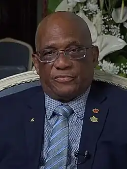 Errol Charles, gouverneur général (depuis 2021)