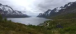 Vue du Ersfjorden depuis Ersfjordbotn