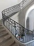 L'escalier d'honneur.