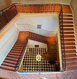 vue escalier monumental