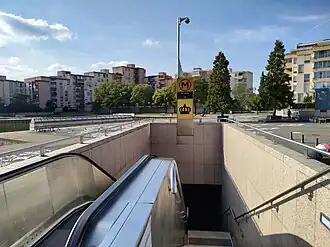 L'une des deux bouches d'accès.