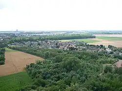 Les cités vues depuis le terril no&nbsp;153.