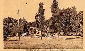 La place de l'église.
