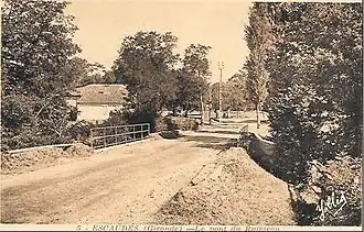 Le pont du ruisseau.