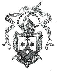 Blason de l'ordre du Carmel déchaussé (XVIIe&nbsp;siècle).