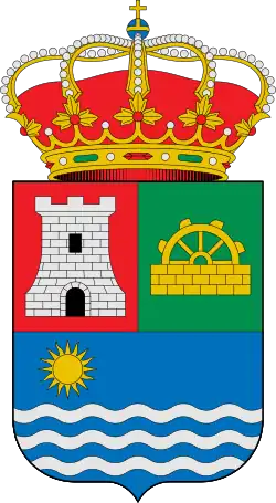 Noria sur le blason de Balanegra en Almería.