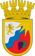 Blason de San Javierville et commune du Chili