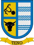Blason de Tenoville et commune du Chili