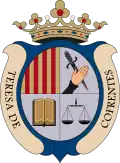 Blason de Teresa de Cofrentes