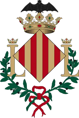 Armes de Valence (Espagne).
