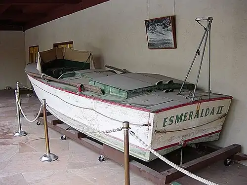 Esmeralda II, 1947, premier bateau à moteur à traverser le Grand Canyon.