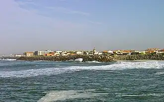 Le secteur de la page d'Esmoriz.