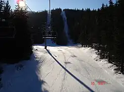 La piste Bourgon(secteur des Glovettes).