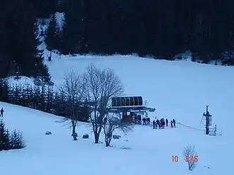 Le télesiège du secteur des Glovettes.