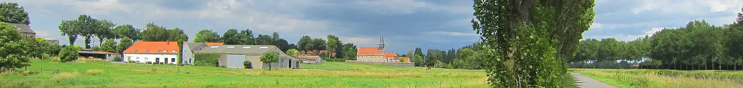 Vue panoramique de l'ancien village.