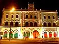 La gare du Rossio de nuit