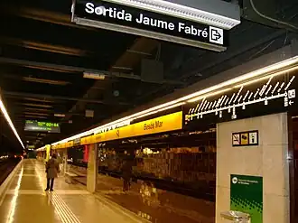 Image illustrative de l’article Besòs Mar (métro de Barcelone)