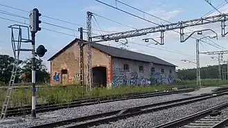 Ancienne halle aux marchandises de la gare de Flaçà