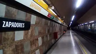 Quai de la station en 2018