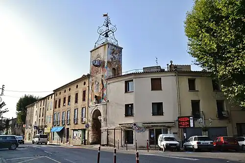 Estagel, tour de l'horloge
