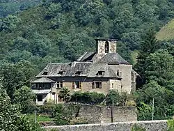 Vue depuis le village d'Estaing.