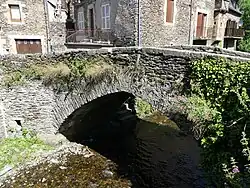 Le vieux pont sur la Coussane.