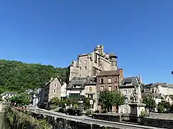 Le château vu depuis le sud-est.