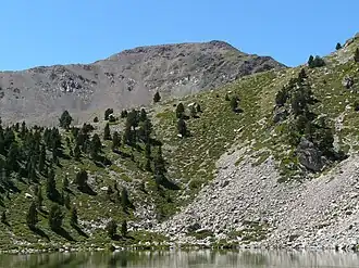 Vue du Monturull en arrière de lestany Gran de la Pera.