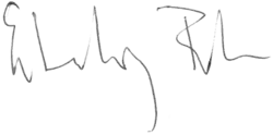 signature de Péter Esterházy