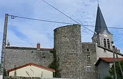 Vestige des fortifications.