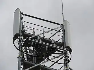 Détails des antennes avec leur feeders.