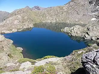 étang de la Gardelle oriental, 2&nbsp;387&nbsp;m.