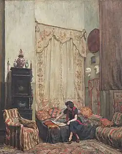 No 115 : tableau d'Étienne Buffet; Coin de l'atelier, 1940.(81 × 65 cm).