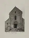 L'église en 1919.